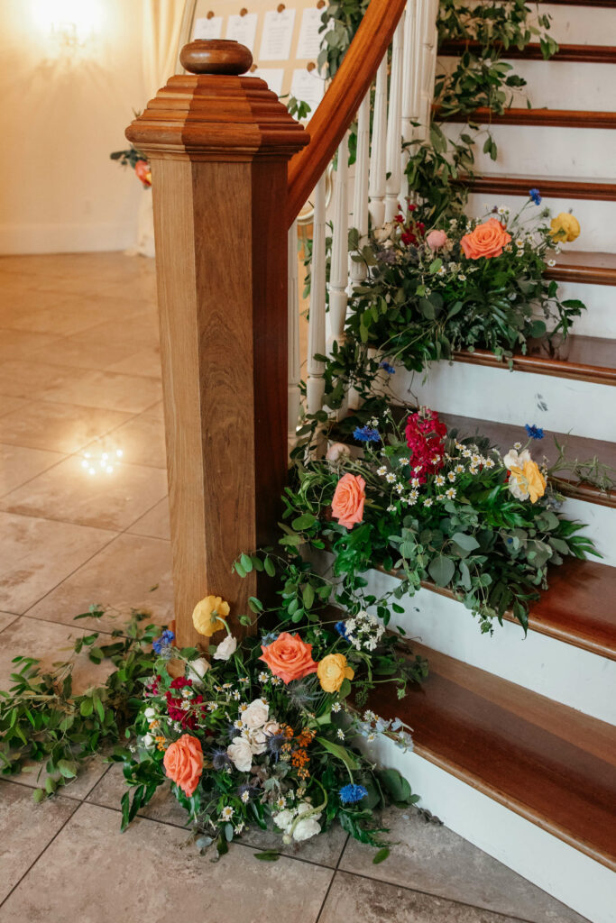 Wedding Floral Staircase