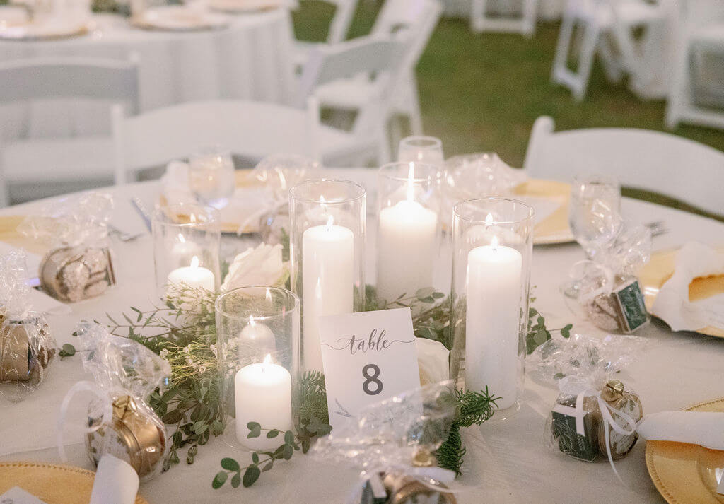 Enchanting Wedding Table Floral Arrnagment