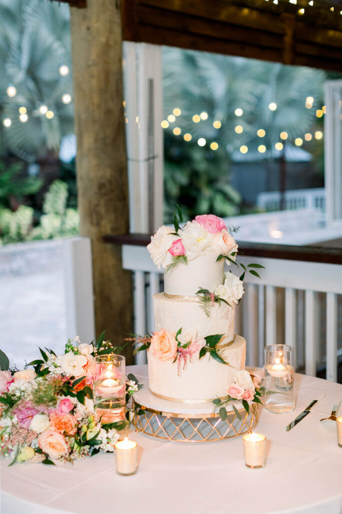 Orlando Florida Wedding Cake Floral