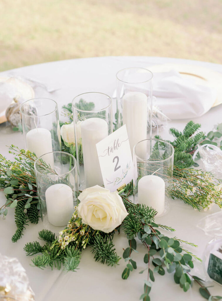 Windermere Florida Wedding Floral Table Arrangement