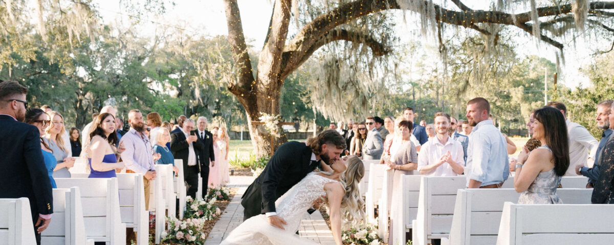 Bride And Groom Central Florida Wedding