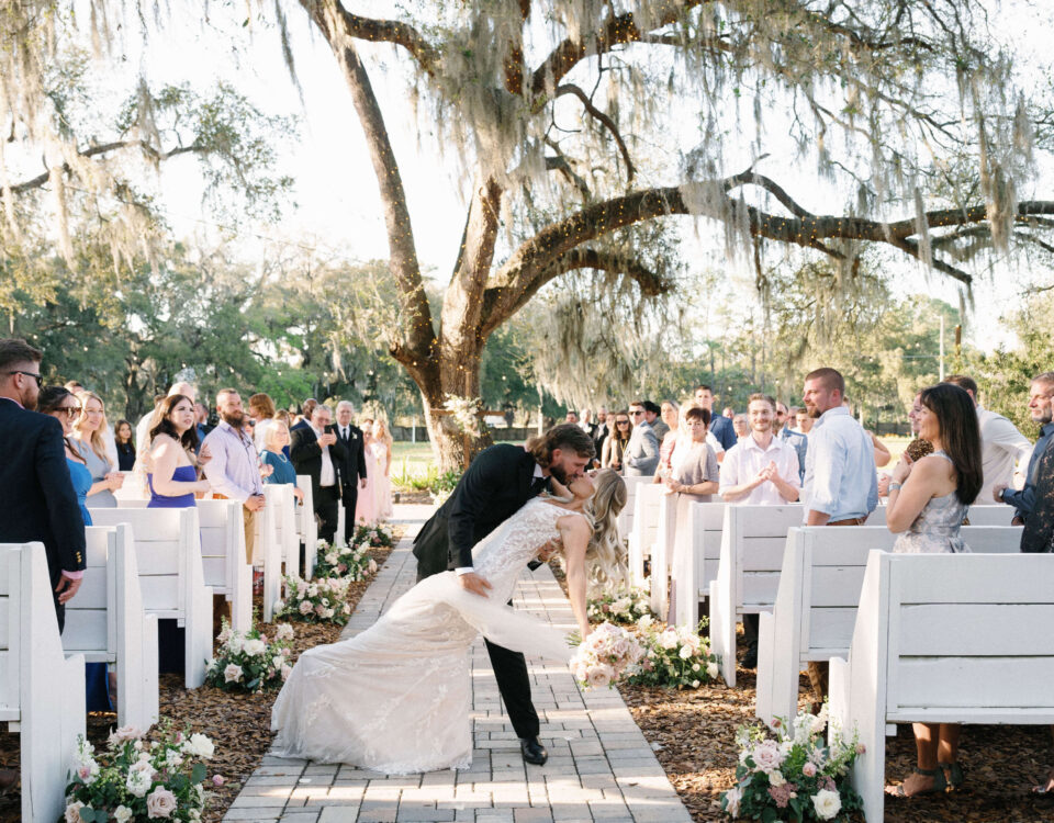 Bride And Groom Central Florida Wedding