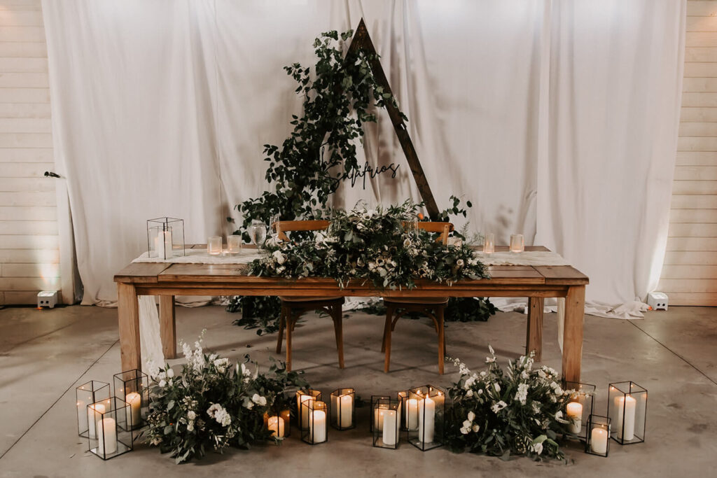 Bride And Groom Table The Mulberry