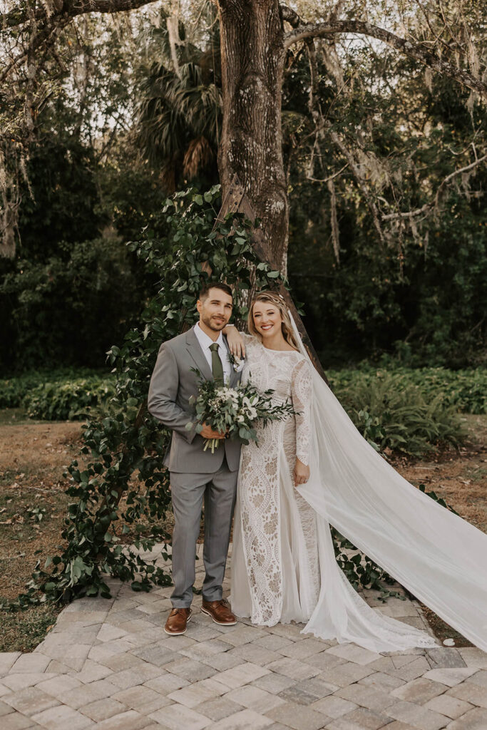 Bride and Groom The Mulberry Florida Wedding