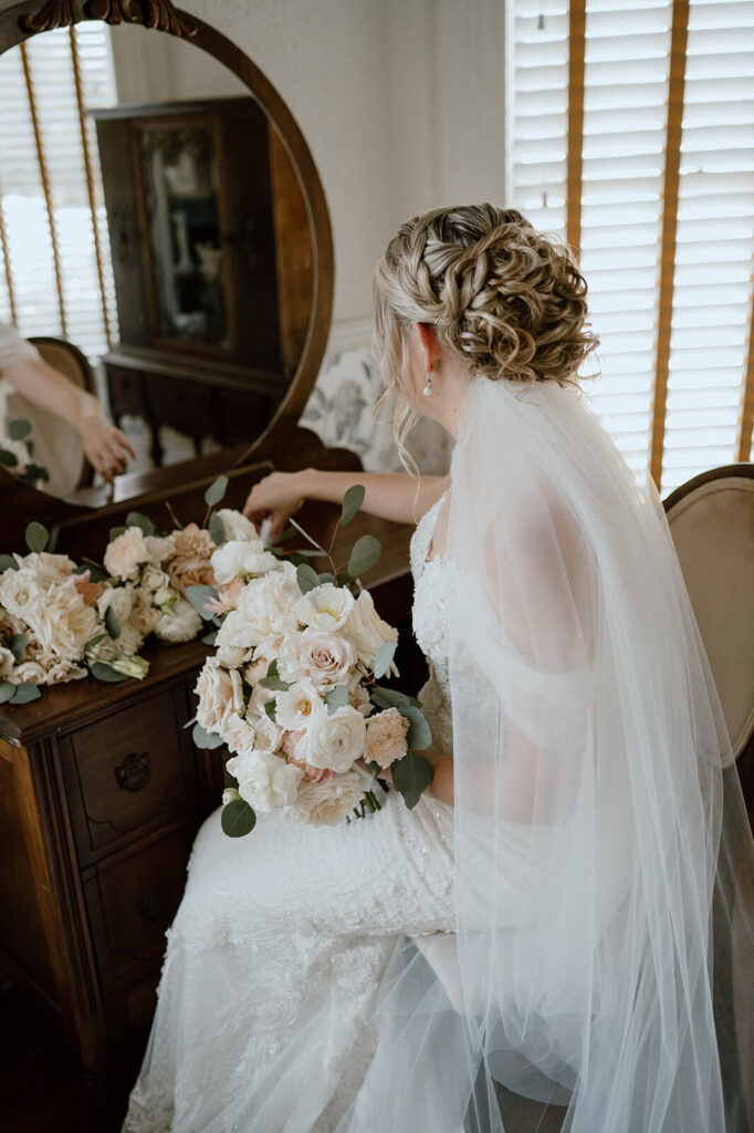 Bride Getting Ready