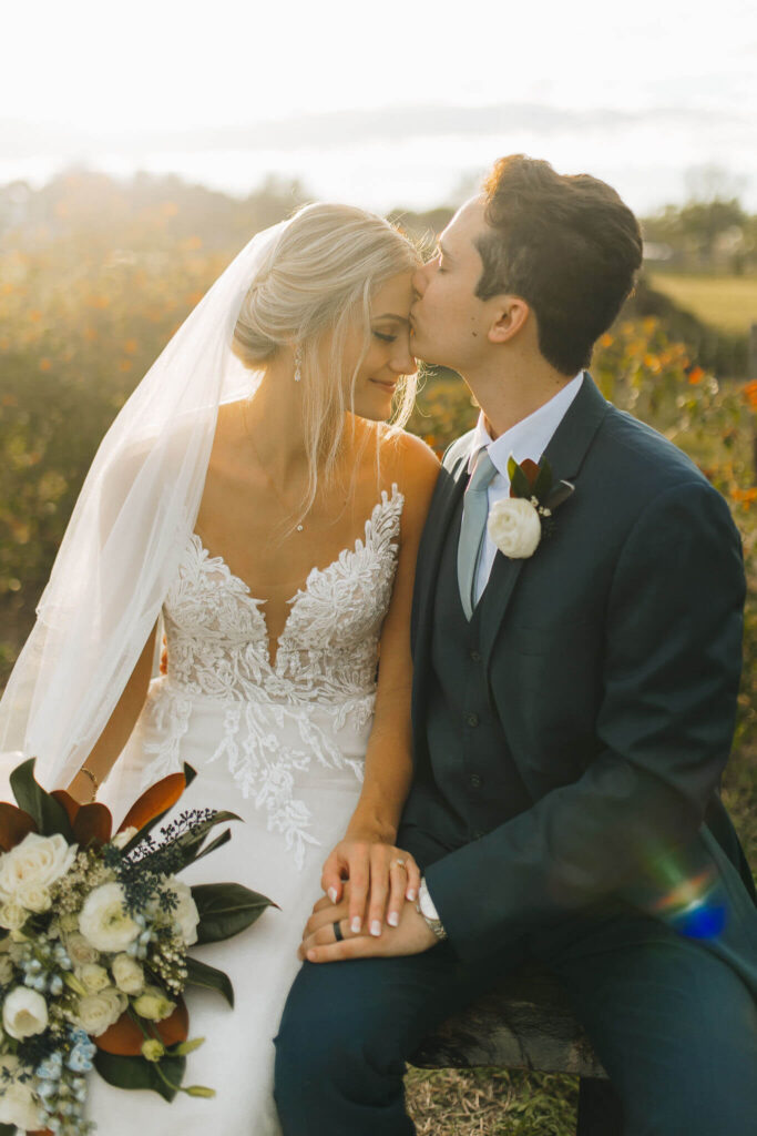 Sunset Central Florida Wedding