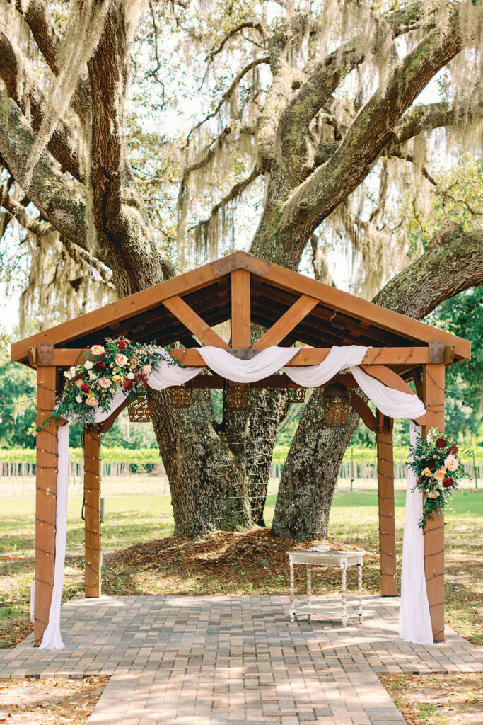 Wedding Gazebo Flowers